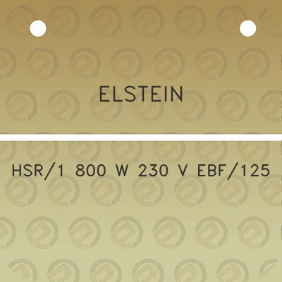 elstein-hsr1-800-w-230-v-ebf125