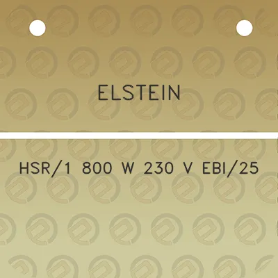 elstein-hsr1-800-w-230-v-ebi25