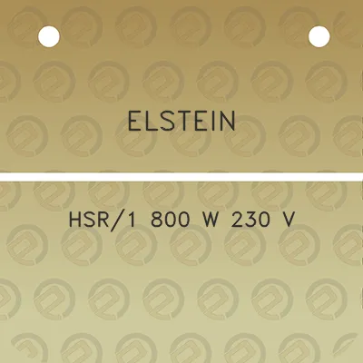 elstein-hsr1-800-w-230-v