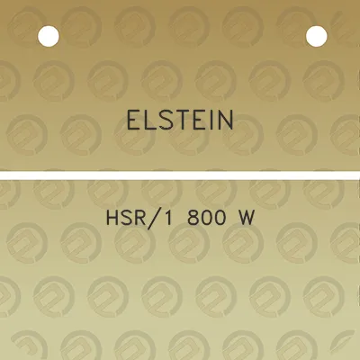 elstein-hsr1-800-w