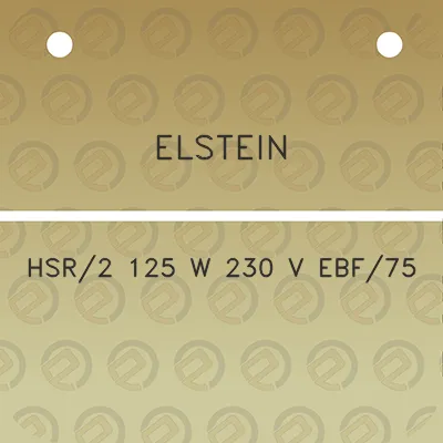 elstein-hsr2-125-w-230-v-ebf75