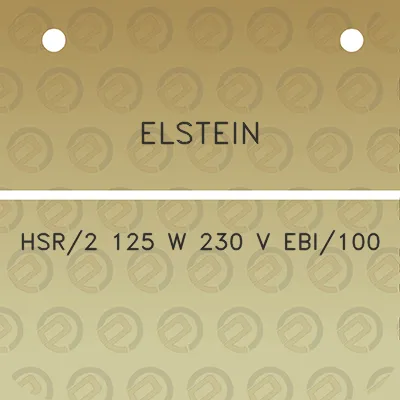 elstein-hsr2-125-w-230-v-ebi100