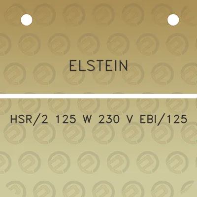 elstein-hsr2-125-w-230-v-ebi125