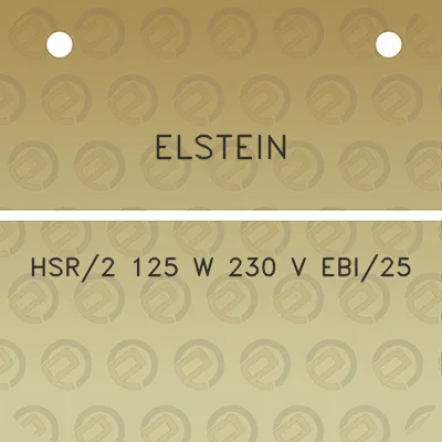 elstein-hsr2-125-w-230-v-ebi25