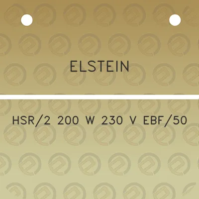 elstein-hsr2-200-w-230-v-ebf50