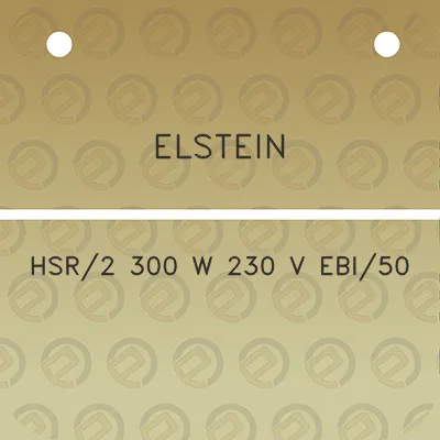 elstein-hsr2-300-w-230-v-ebi50