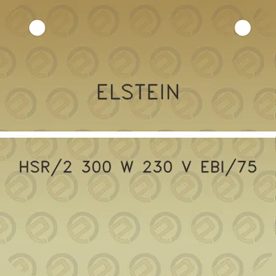 elstein-hsr2-300-w-230-v-ebi75