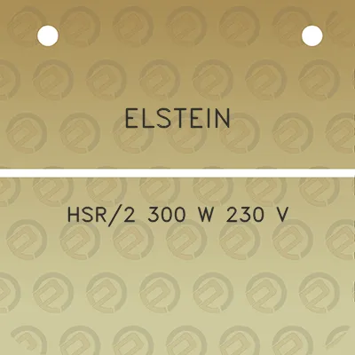 elstein-hsr2-300-w-230-v