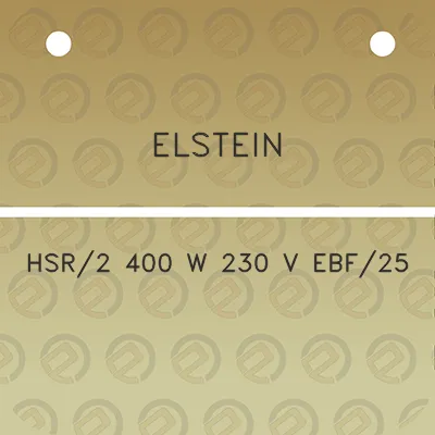 elstein-hsr2-400-w-230-v-ebf25