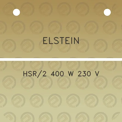 elstein-hsr2-400-w-230-v