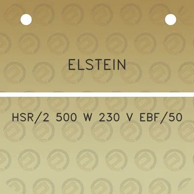 elstein-hsr2-500-w-230-v-ebf50