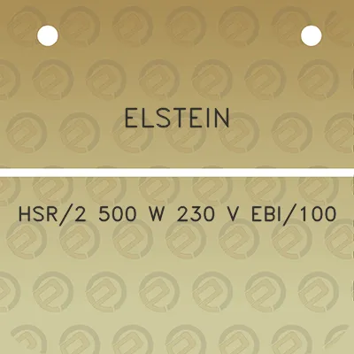 elstein-hsr2-500-w-230-v-ebi100