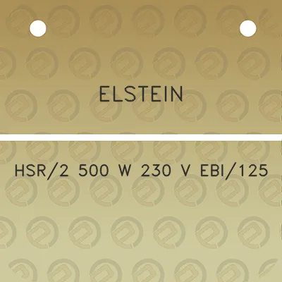 elstein-hsr2-500-w-230-v-ebi125