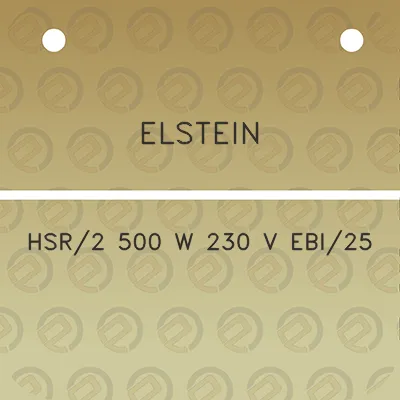 elstein-hsr2-500-w-230-v-ebi25