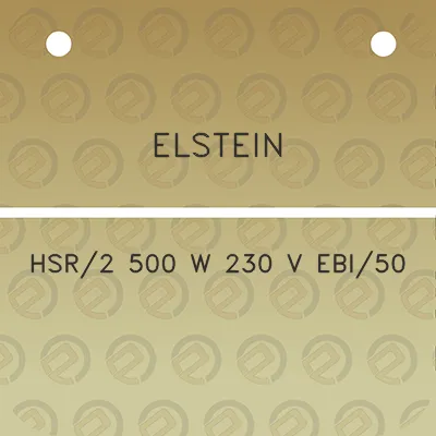 elstein-hsr2-500-w-230-v-ebi50