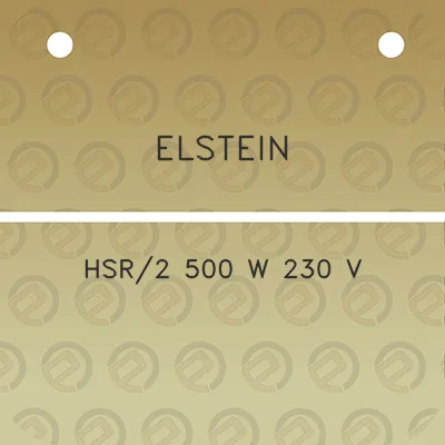 elstein-hsr2-500-w-230-v