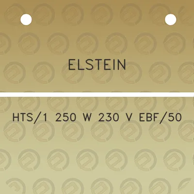 elstein-hts1-250-w-230-v-ebf50