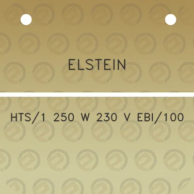 elstein-hts1-250-w-230-v-ebi100