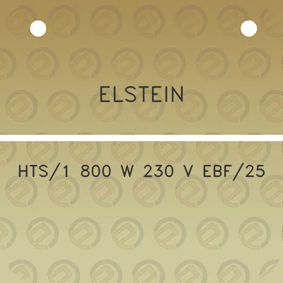 elstein-hts1-800-w-230-v-ebf25