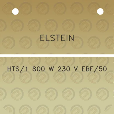 elstein-hts1-800-w-230-v-ebf50