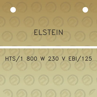 elstein-hts1-800-w-230-v-ebi125