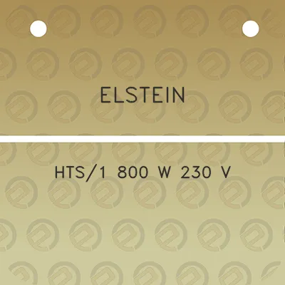 elstein-hts1-800-w-230-v