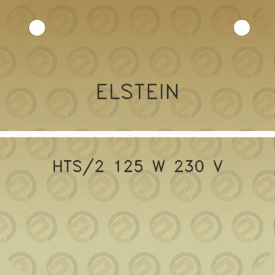 elstein-hts2-125-w-230-v