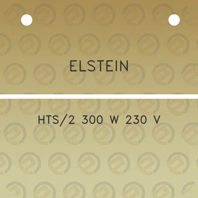 elstein-hts2-300-w-230-v