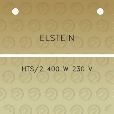 elstein-hts2-400-w-230-v