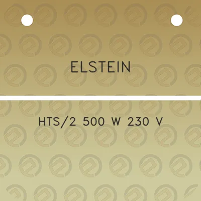 elstein-hts2-500-w-230-v