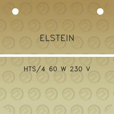 elstein-hts4-60-w-230-v