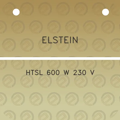 elstein-htsl-600-w-230-v