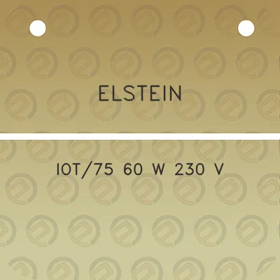 elstein-iot75-60-w-230-v