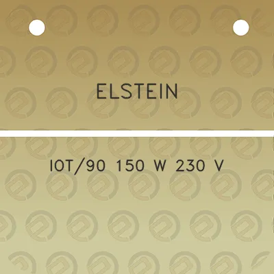 elstein-iot90-150-w-230-v