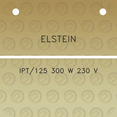 elstein-ipt125-300-w-230-v