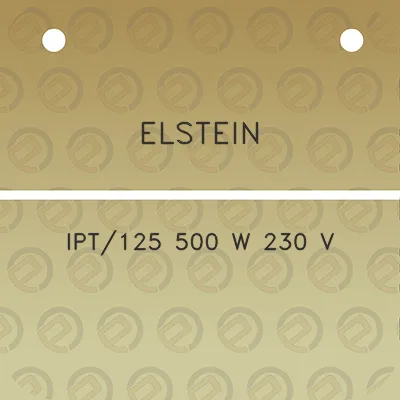 elstein-ipt125-500-w-230-v