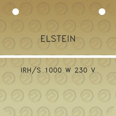 elstein-irhs-1000-w-230-v