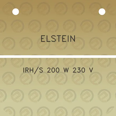 elstein-irhs-200-w-230-v