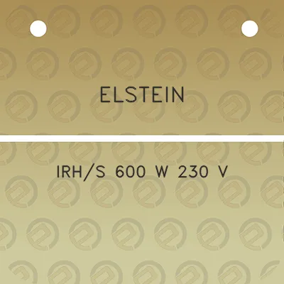 elstein-irhs-600-w-230-v