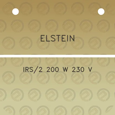 elstein-irs2-200-w-230-v