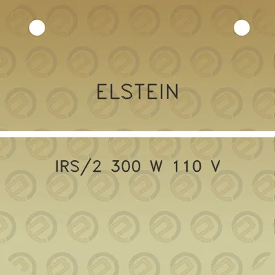 elstein-irs2-300-w-110-v