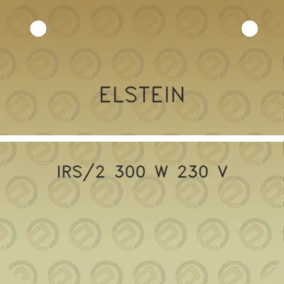 elstein-irs2-300-w-230-v