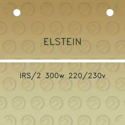 elstein-irs2-300w-220230v