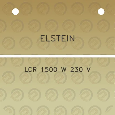 elstein-lcr-1500-w-230-v