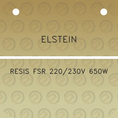 elstein-resis-fsr-220230v-650w