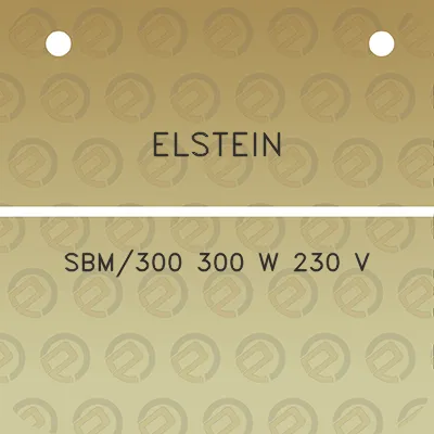 elstein-sbm300-300-w-230-v