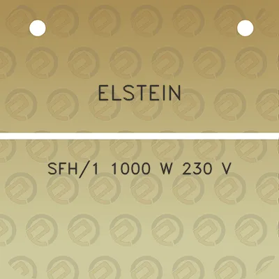 elstein-sfh1-1000-w-230-v