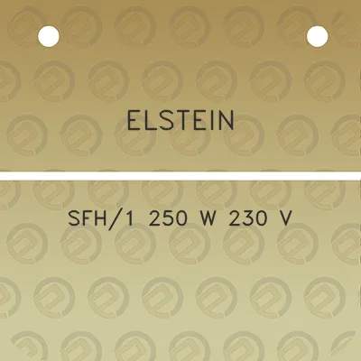 elstein-sfh1-250-w-230-v