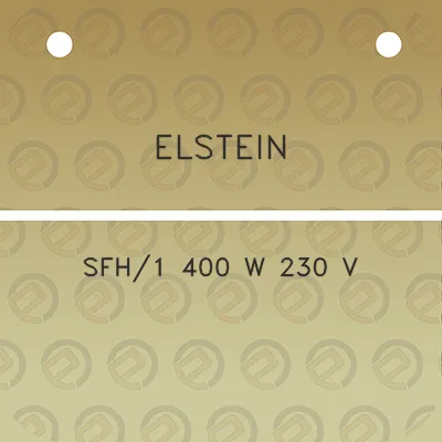 elstein-sfh1-400-w-230-v