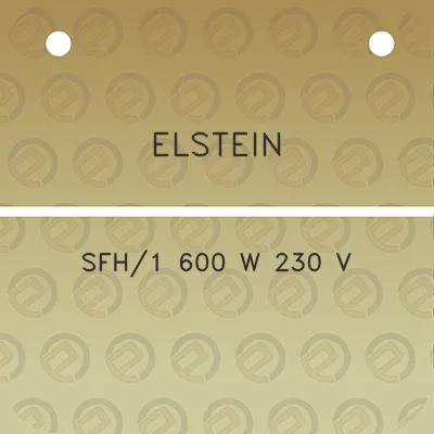 elstein-sfh1-600-w-230-v